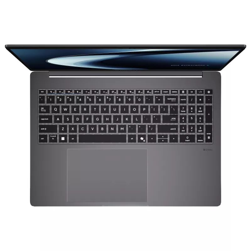 ASUS ExpertBook P5 G2 PM5606CGA-SH0032X Copilot+ PC klēpjdators, 16 collu WUXGA OLED, AMD Ryzen AI 7 445, 64GB DDR5, 1TB SSD, Windows 11 Pro, vācu QWERTZ tastatūra