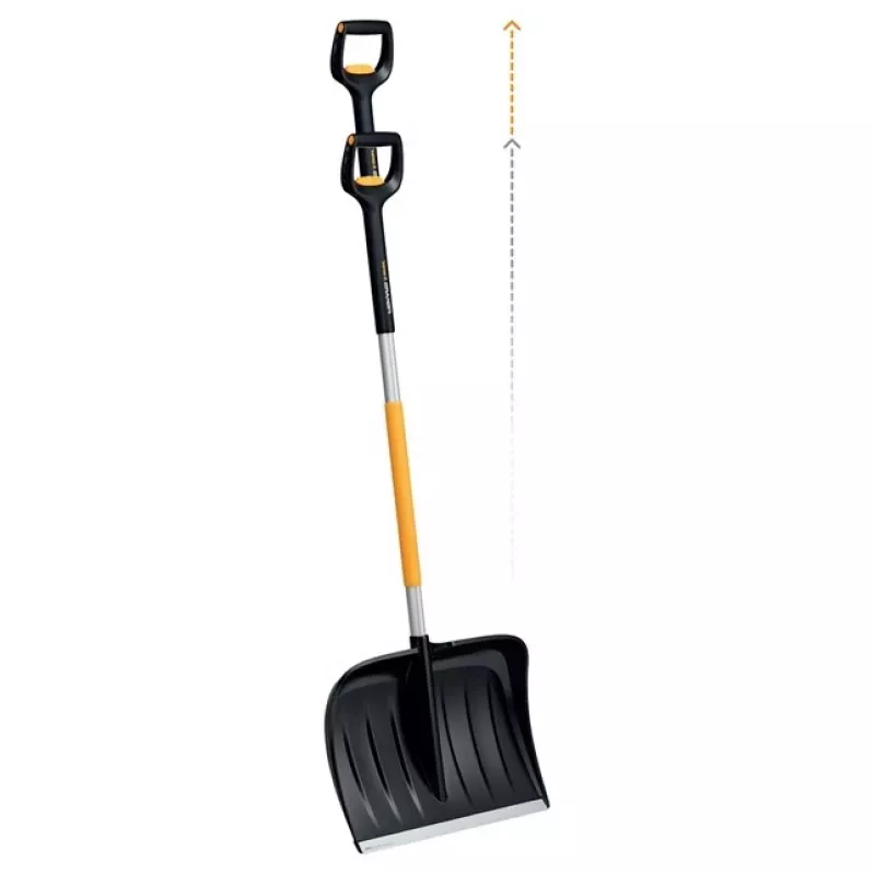 Fiskars 1057189 Sniega lāpsta Metāla Melna, Oranža