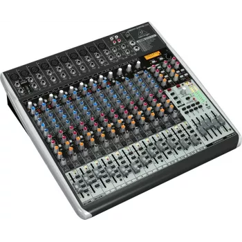 Behringer QX2442USB 24-ieeju 4/2-bussu analogais mikseris ar USB interfeisu un FX