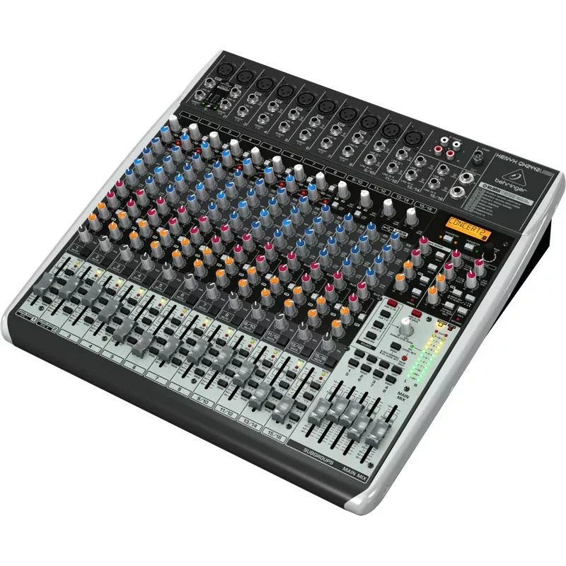 Behringer QX2442USB 24-ieeju 4/2-bussu analogais mikseris ar USB interfeisu un FX