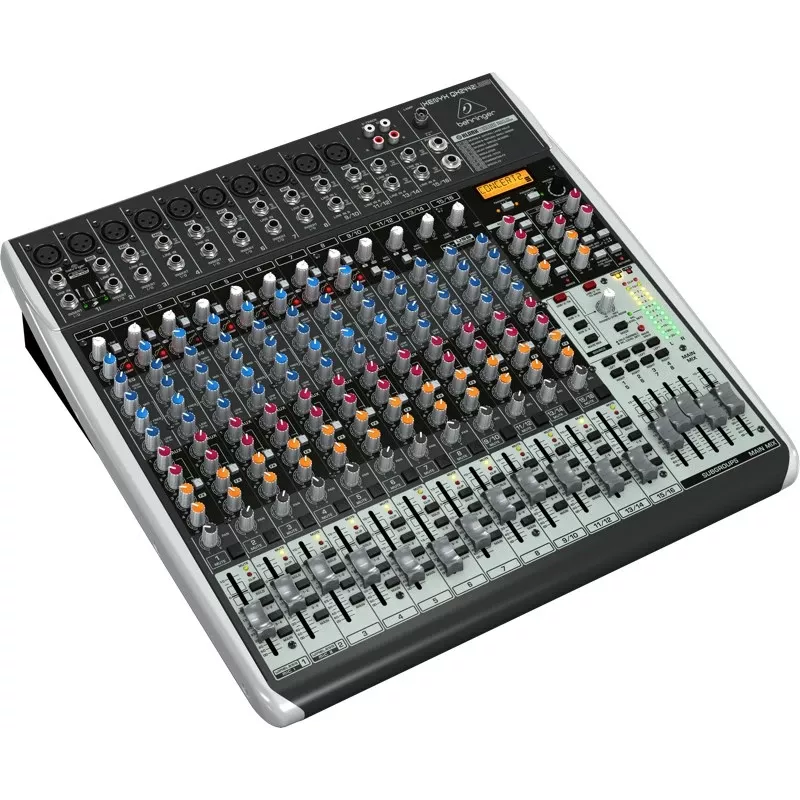 Behringer QX2442USB 24-ieeju 4/2-bussu analogais mikseris ar USB interfeisu un FX