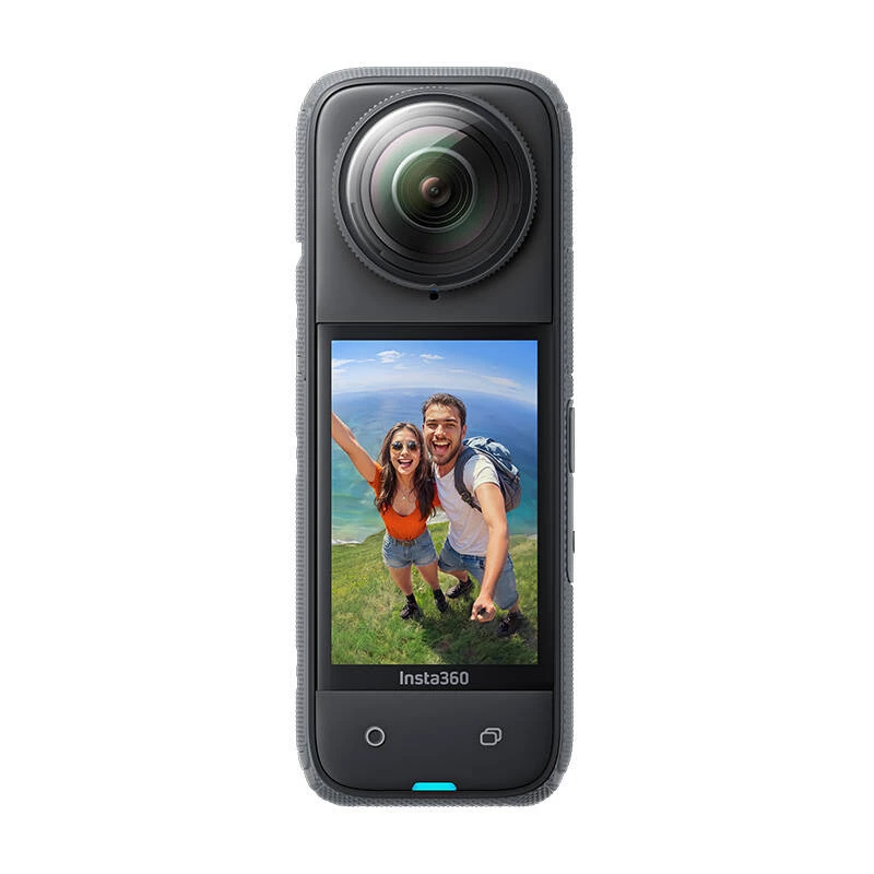 Insta360 X4 Adventure Bundle - 8K 360° kamera ar pašbildes kociņu, papildu akumulatoru, 64GB karti