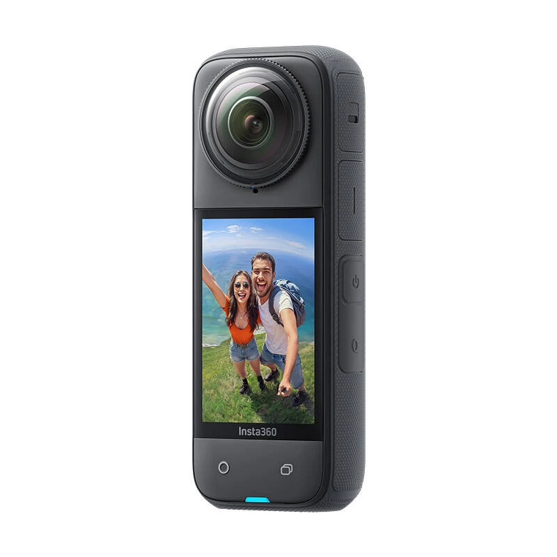 Insta360 X4 Adventure Bundle - 8K 360° kamera ar pašbildes kociņu, papildu akumulatoru, 64GB karti