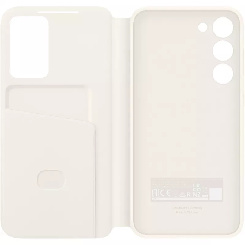 Samsung Smart View Wallet Case for Galaxy S23+, Cream (EF-ZS916CUEGWW)