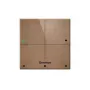 Grenton Touch Panel 4 Touch Fields TF-BUS Natural Leather Front