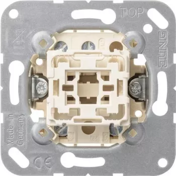 JUNG 506-20U Universāls sviras slēdzis, 20 AX, 250 V AC, iegremdēts, termoplasts, tikai ieliktnis