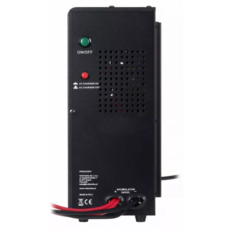 VOLT POLSKA SINUS PRO 2000W 24V Tīra sinusoidāla viļņa invertors/lādētājs 1400W nepārtraukta