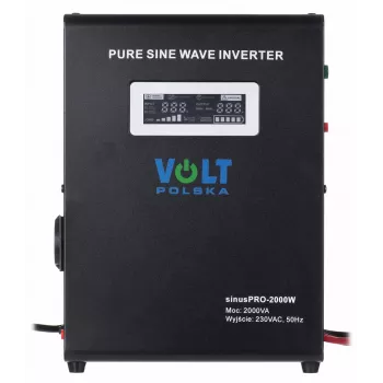 VOLT POLSKA SINUS PRO 2000W 24V Tīra sinusoidāla viļņa invertors/lādētājs 1400W nepārtraukta