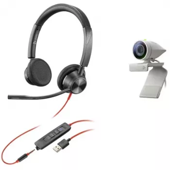 Poly Studio P5 Kit Personīgā videokonferenču sistēma Full HD 80 grādi 4x Melns Pelēks