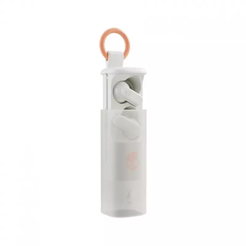 Skullcandy Dime Evo True Wireless In-Ear austiņas, True White, Bluetooth 5.3, IPX4, līdz 20h akumulatora darbības laiks (S2DTW-S951)