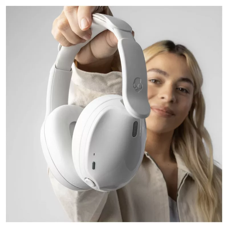 Skullcandy Hesh 540 ANC Bezvadu Austiņas Bluetooth 5.3 Baltā ANC 50h