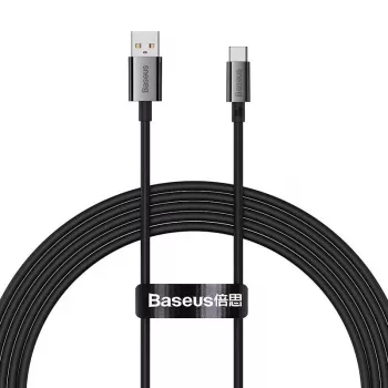 Baseus Superior 100W USB to USB-C kabelis 2m Melns