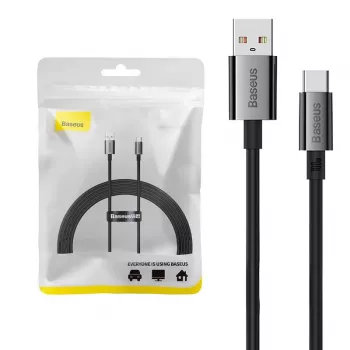 Baseus Superior 100W USB to USB-C kabelis 2m Melns