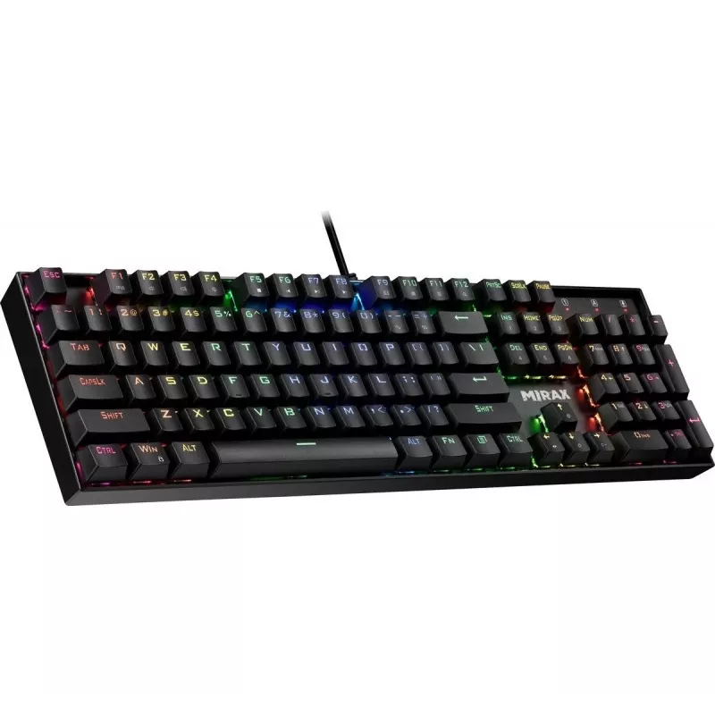 Defender Mirax GK-352 Mechanical Gaming Keyboard, Outemu Blue Switches, RGB Backlight, Wired USB, Black
