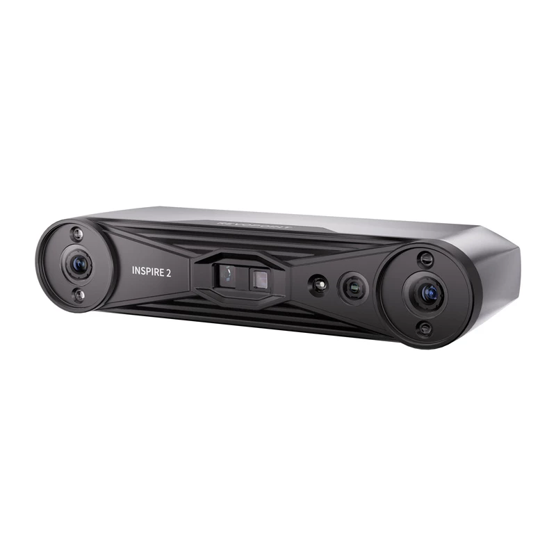 Revopoint Inspire 2 Standard Edition 3D skeneris - Rokas un galddators, divasu infrasarkanā strukturētā gaisma, 0,05 mm precizitāte, 24 bitu krāsa