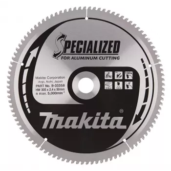 Makita Ripzāģa asmens 305x30x100T Specializēts alumīnijam