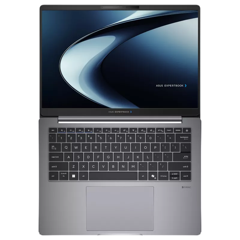 ASUS ExpertBook PM5 PM5406CGA-NZ0035X biznesa portatīvais dators, AMD Ryzen AI 9 HX 470, 14 collu WQXGA, 64GB DDR5, 1TB SSD, Windows 11 Pro, vācu QWERTZ tastatūra