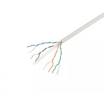 LANBERG Cat.6 UTP LSZH tīkla kabelis 305m Pelēks CU Solid 23AWG Fluke Passed CPR