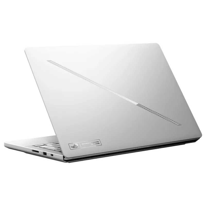 ASUS ROG Zephyrus G14 GU405AR-SY044W spēļu klēpjdators, 14 collu 3K OLED 120Hz, Intel Core Ultra 9 386H, 64GB LPDDR5x, 2TB SSD, GeForce RTX 5070 Ti 12GB, Windows 11 Home, vācu QWERTZ tastatūra