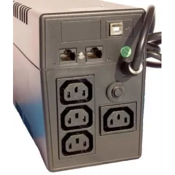 Orvaldi VPS 800 Nepārtrauktās barošanas avots (UPS) Line-Interactive 0.8 kVA 480 W 4 AC kontaktligzdas