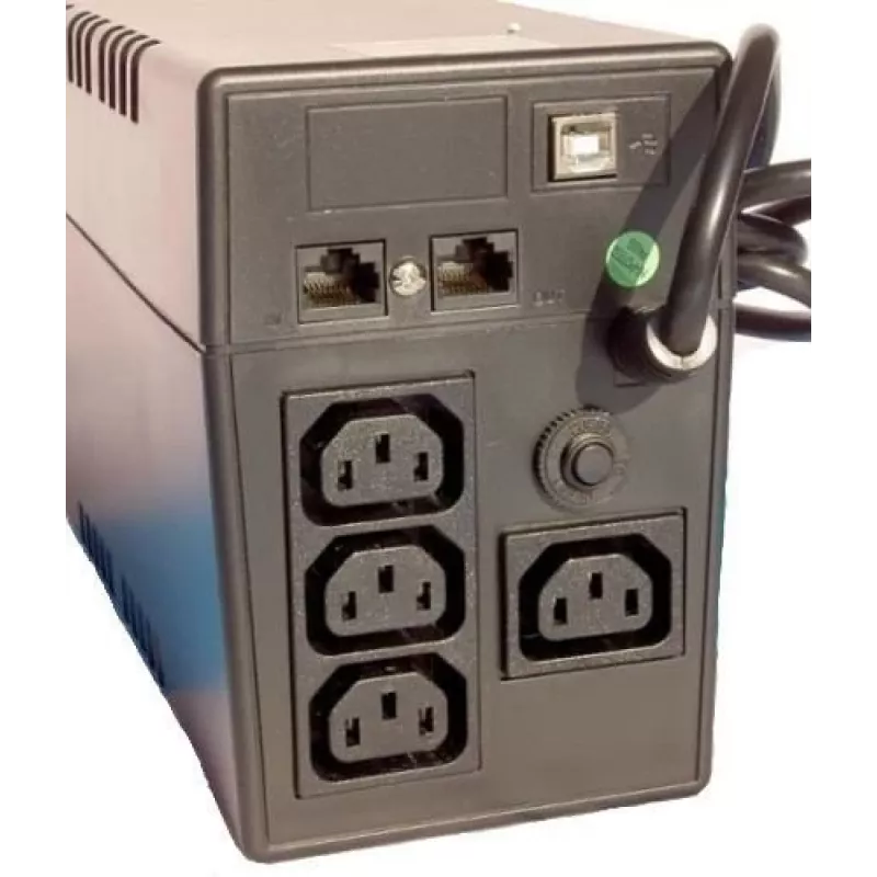 Orvaldi VPS 800 Nepārtrauktās barošanas avots (UPS) Line-Interactive 0.8 kVA 480 W 4 AC kontaktligzdas