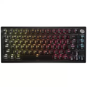 CORSAIR K65 PLUS Wireless 75% Mechanical Keyboard, Hot-Swappable, MLX Red Tactile Switches, Per-Key RGB, QWERTY English, Black