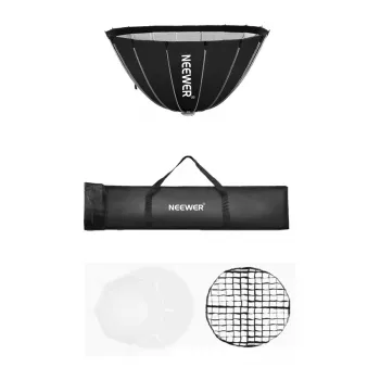 NEEWER SF120Q 120W Bi-Color LED Video Light ar Bowens Mount, 2700K-6500K, CRI≥97, App vadība