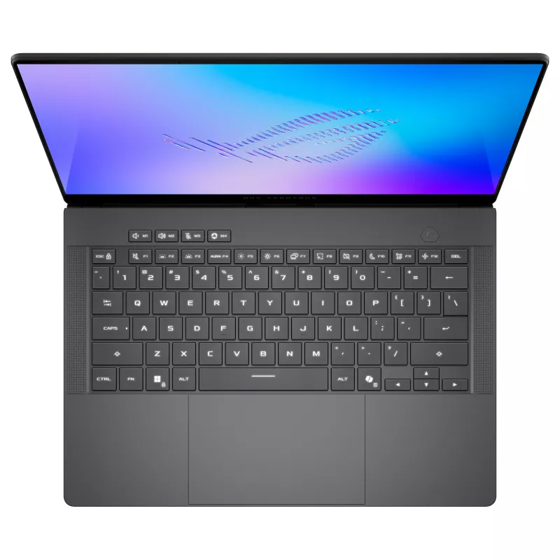 ASUS ROG Zephyrus G14 GU405AW-SY033W spēļu klēpjdators, 14 collu 3K OLED 120Hz, Intel Core Ultra 9 386H, 64GB LPDDR5x, 2TB SSD, GeForce RTX 5080 16GB, Windows 11 Home