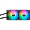 Thermaltake TH280 V2 ARGB All-in-One šķidruma CPU dzesētājs, 280mm radiators, 2x140mm PWM ventilatori, vara aukstā plāksne, adresējams RGB apgaismojums