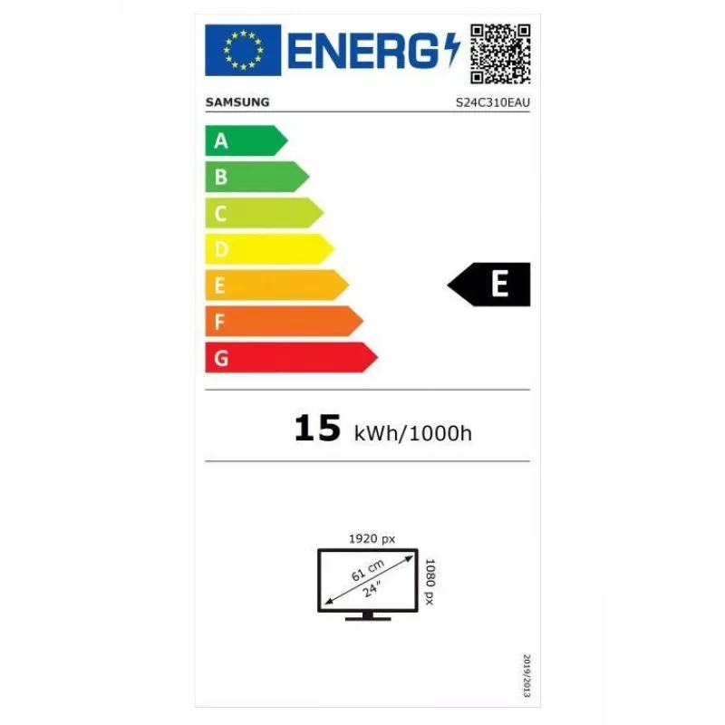 Samsung S24C310EAU 24 collu IPS Full HD LED monitors - Melns
