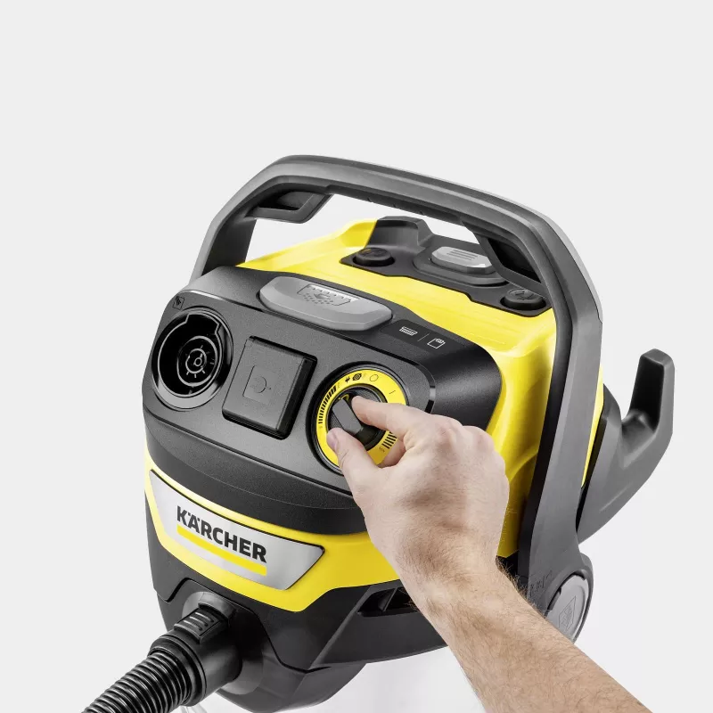 Kärcher WD 7 Control P S 30/6/35/T Slapjās un sausās tīrīšanas putekļsūcējs, 1400 W, 30 L, Nerūsējošais tērauds