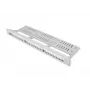 LANBERG PPKS-1124-S Keystone Patch Panel 19 inch 24 Port 1U UTP Cat.5e Pelēks