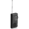 JVC RA-E311B Pārnēsājams AM/FM radio ar teleskopisko antenu un pārnēsāšanas rokturi, melns