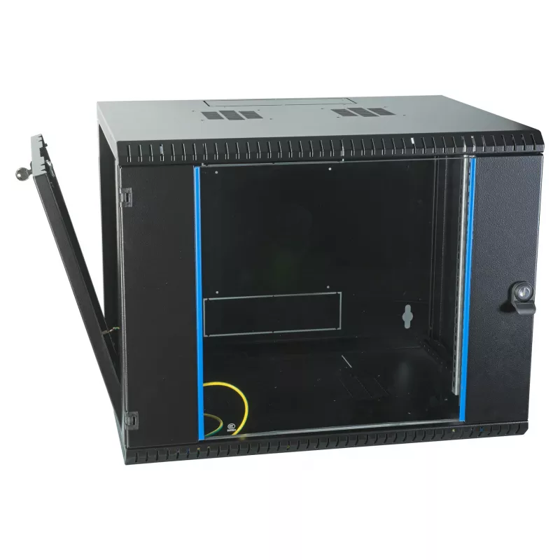 EFB-ELEKTRONIK 19 inch sienas korpuss 9U, fiksēts, viengabala, RAL 9005, dziļums 450 mm (691709VTS.45)
