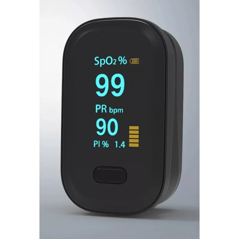 Oromed PULS ORO-OXIMETER BLACK Pulse Oximeter - Fingertip SpO2 Monitor with Color OLED Display