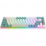 Defender VEXX GK-084 mehāniskā spēļu tastatūra, 75% izkārtojums, Outemu Red slēdži, balta