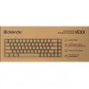 Defender VEXX GK-084 mehāniskā spēļu tastatūra, 75% izkārtojums, Outemu Red slēdži, balta
