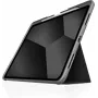 STM Dux Plus Folio iPad Pro 11 collim / iPad Air 4./5. paaudzei - Melns/Caurspīdīgs