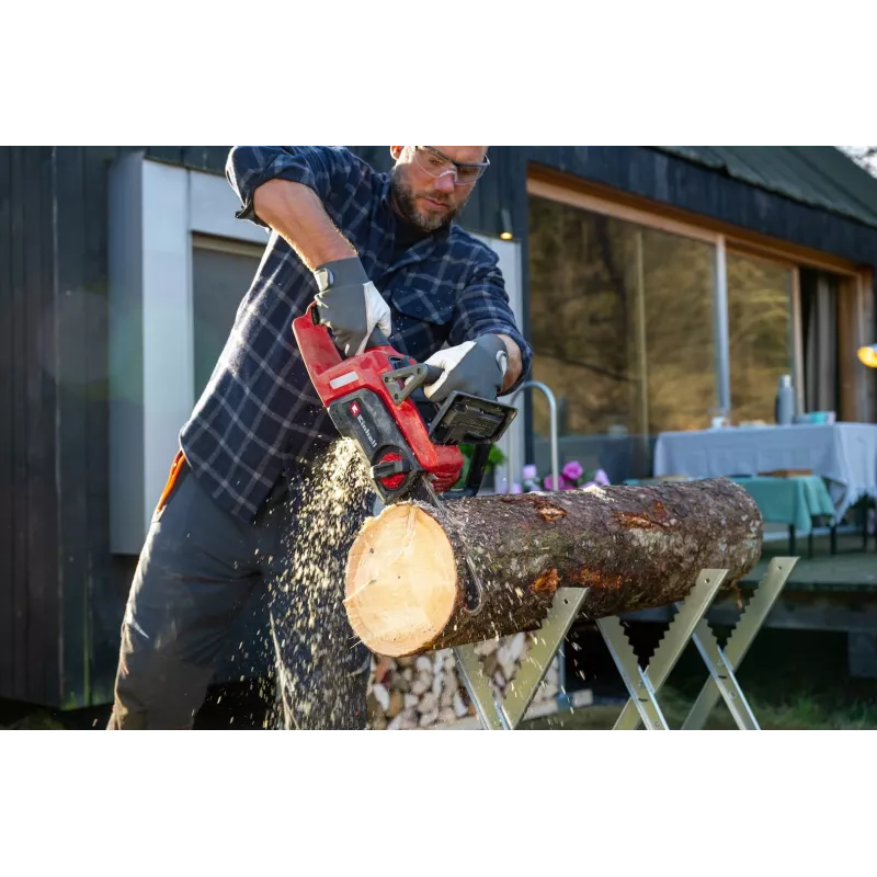 Einhell GE-LC 18/25 Li BL-Solo Bezvadu Ķēdeszāģis, Bezsuku Motors, 250 mm Stienis, Mīksts Satvēriens, Power X-Change (4600070)