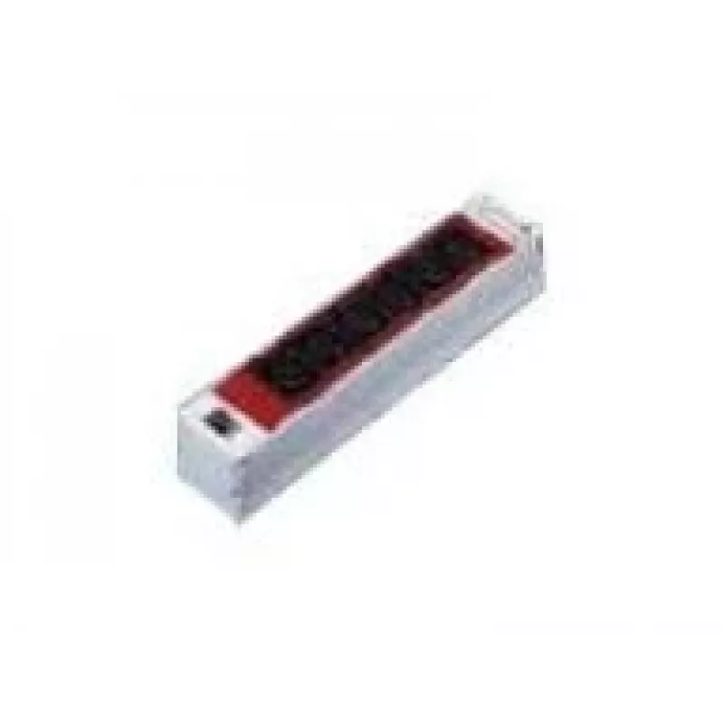 Rittal Strāvas sadales bloks - 6 x IEC C13 ligzdas, 1U stiprinājums, 10A, 230V, 2m kabelis, melns