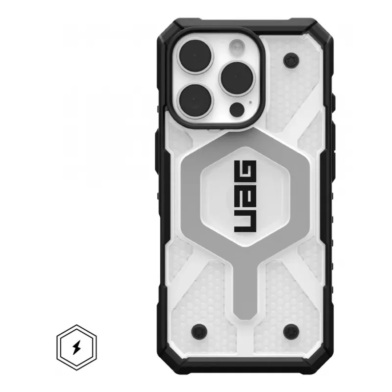 Urban Armor Gear 114464114343 Mobilā telefona maciņš 16 cm (6,3 inch) Vāciņš Melns, Pelēks, Balts