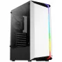 Aerocool Bionic V1 Midi-Tower, RGB, Rūdīts stikls - Melns/Balts