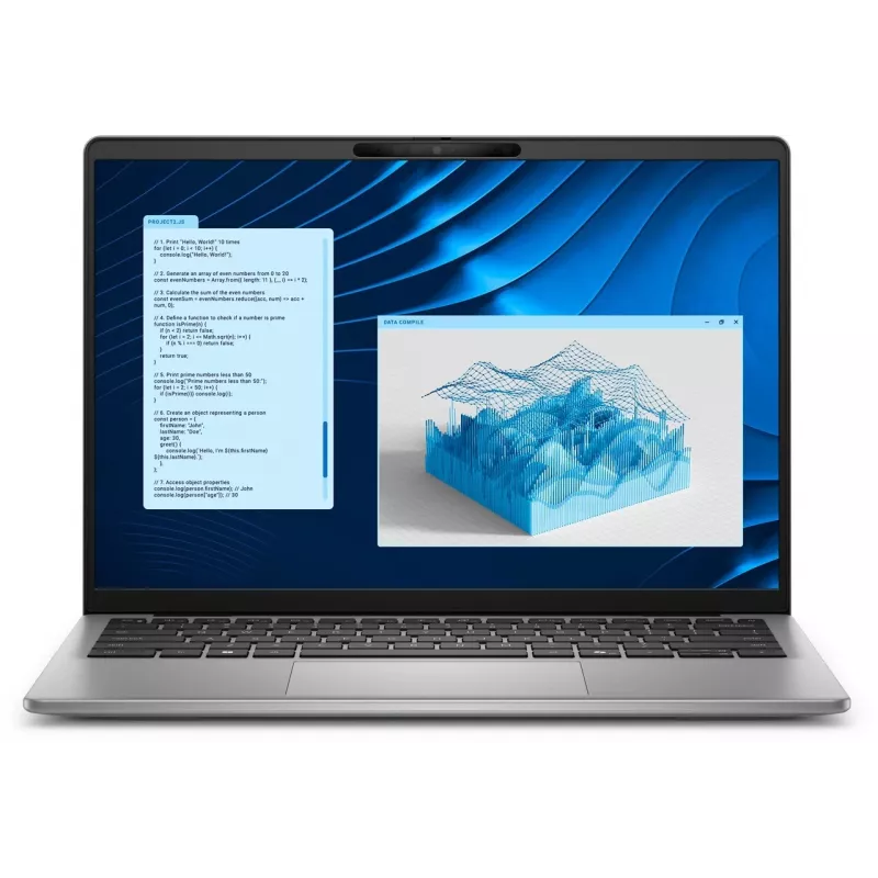Dell Latitude 5455 Notebook, Snapdragon X Plus X1P-42-100, 16GB RAM, 512GB SSD, 14.0 inch FHD+ Displejs, Qualcomm Adreno Graphics, Pirkstu nospiedumu lasītājs, FHD IR kamera, Apgaismota tastatūra, Windows 11 Pro, 3 gadu ProSupport