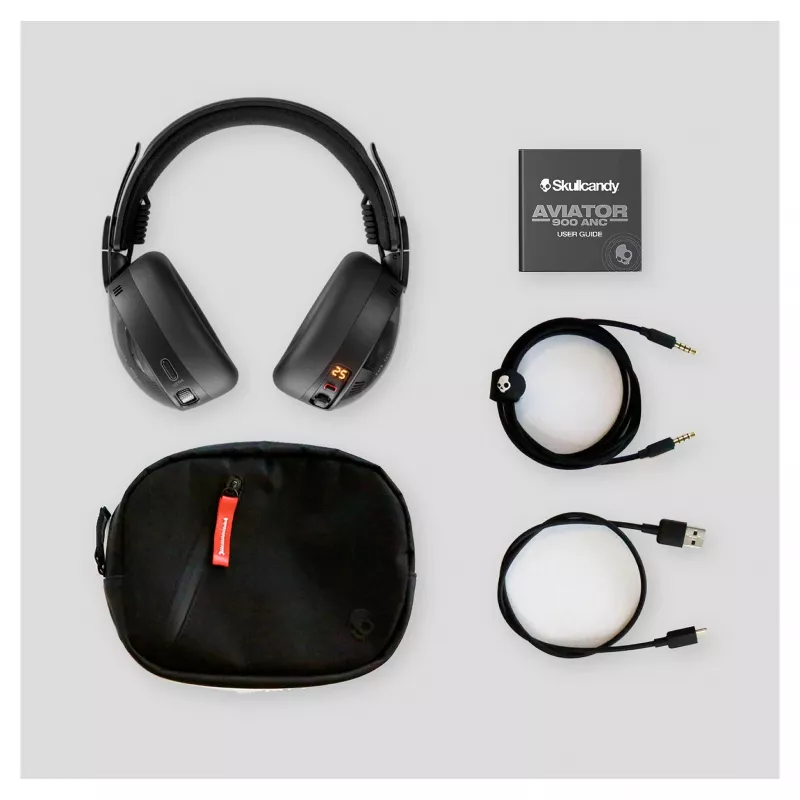 Skullcandy Aviator 900 ANC TWS Bezvadu Austiņas Ar Aktīvo Trokšņu Slāpēšanu, Melnas