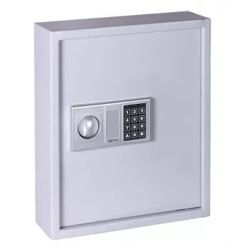 OLYMPIA GOsafe 50B atslēgu seifs, polipropilēns (PP), pelēks, 71 āķis, kods, 450 x 360 x 120 mm