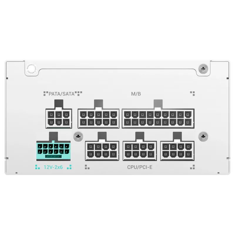 DeepCool PS750G WH 750W ATX 3.1 Full Modular 80 Plus Gold Barošanas bloks Balts
