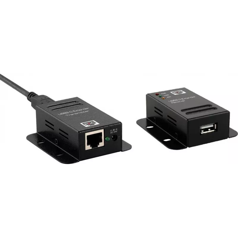 ROLINE USB 2.0 pagarinātājs līdz 50 m, melns