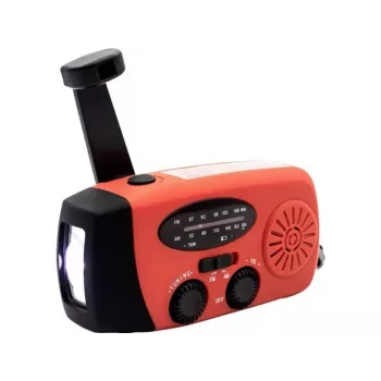 Denver SCR-2005 Avārijas Saules Radio ar AM/FM, LED gaismu, SOS un Power Bank