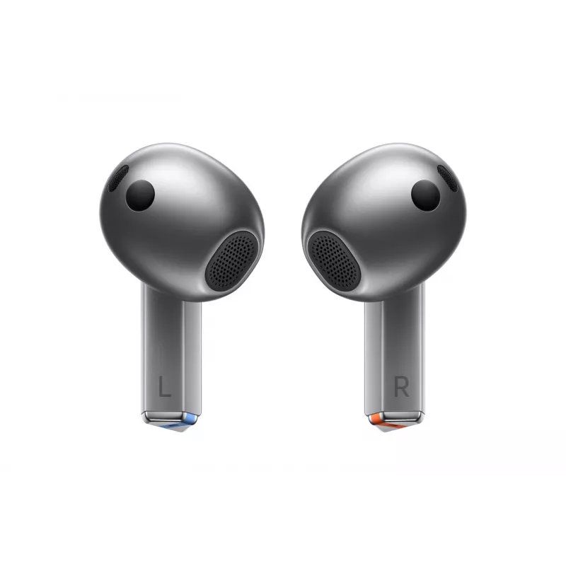Samsung Galaxy Buds3 True Wireless Stereo (TWS) In-Ear Headset ar aktīvo trokšņu slāpēšanu, Bluetooth 5.4, IP57, sudraba