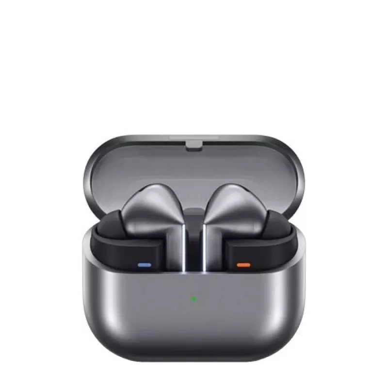 Samsung Galaxy Buds3 True Wireless Stereo (TWS) In-Ear Headset ar aktīvo trokšņu slāpēšanu, Bluetooth 5.4, IP57, sudraba